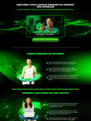 Landing page profissional e otimizada para conversões, projetada para capturar leads e aumentar vendas com design estratégico e CTA eficaz.