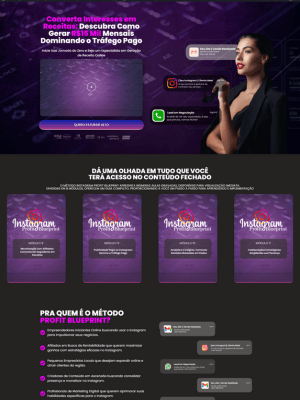 Landing page profissional e otimizada para conversões, projetada para capturar leads e aumentar vendas com design estratégico e CTA eficaz.