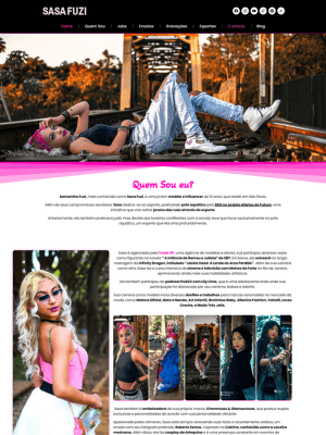 Website institucional moderno e responsivo, projetado para fortalecer a presença digital de empresas e transmitir credibilidade online.