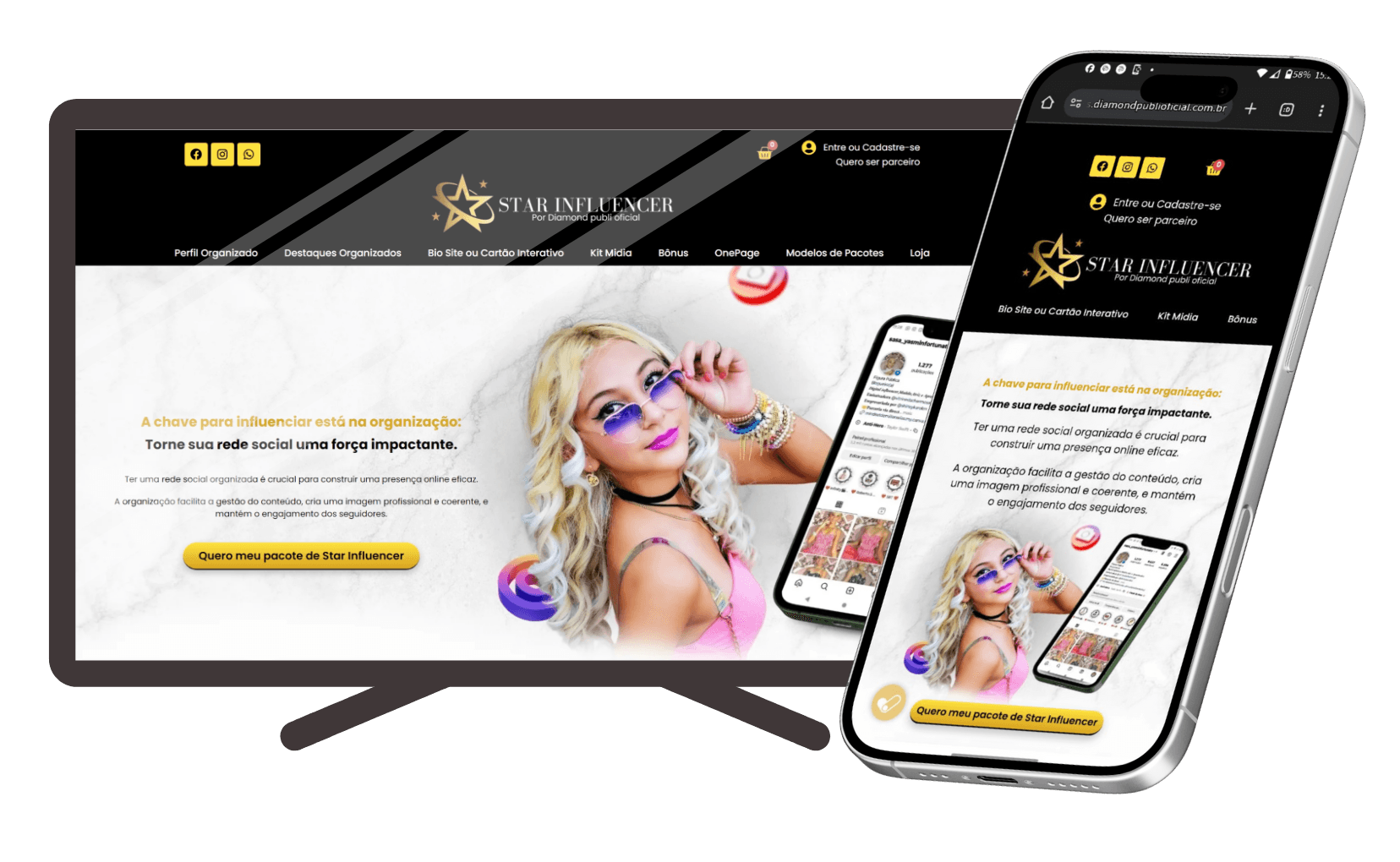 Site Multipage profissional com design moderno e navegação intuitiva, ideal para empresas que precisam apresentar seus serviços de forma completa.