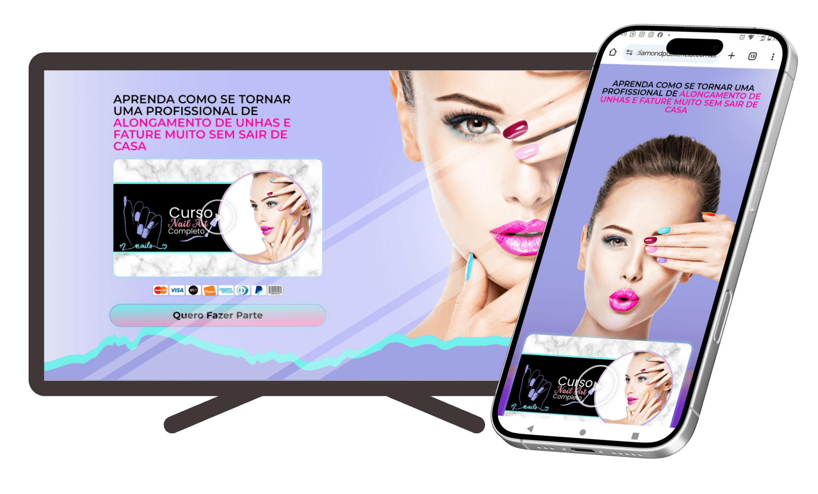 Landing page profissional e otimizada para conversões, projetada para capturar leads e aumentar vendas com design estratégico e CTA eficaz.