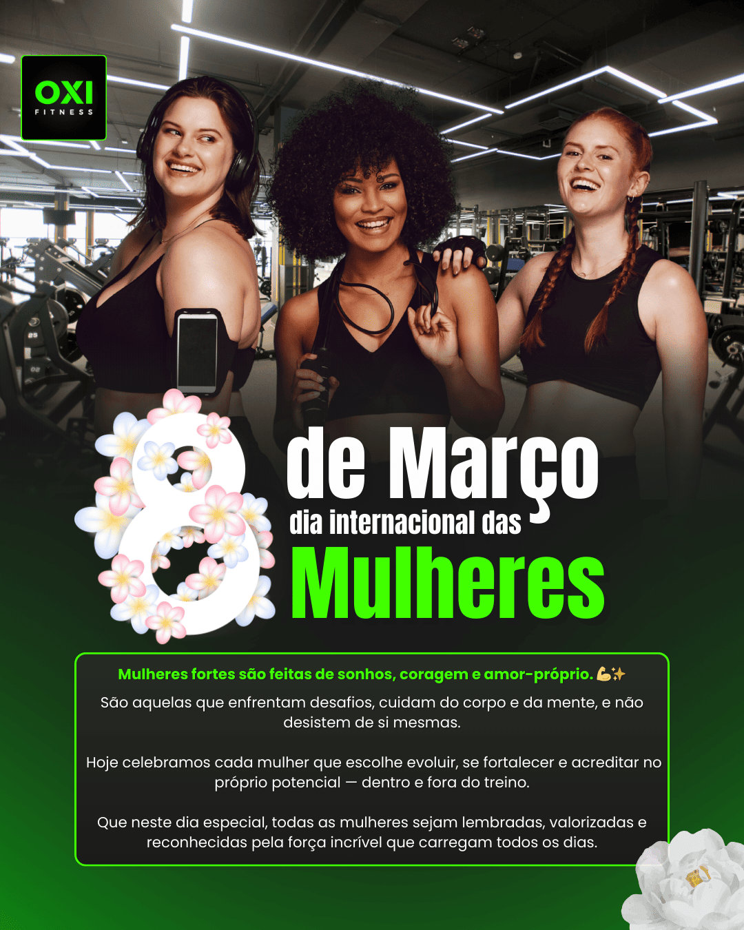 Instagram Post Personal Trainer Moderno Verde e Preto